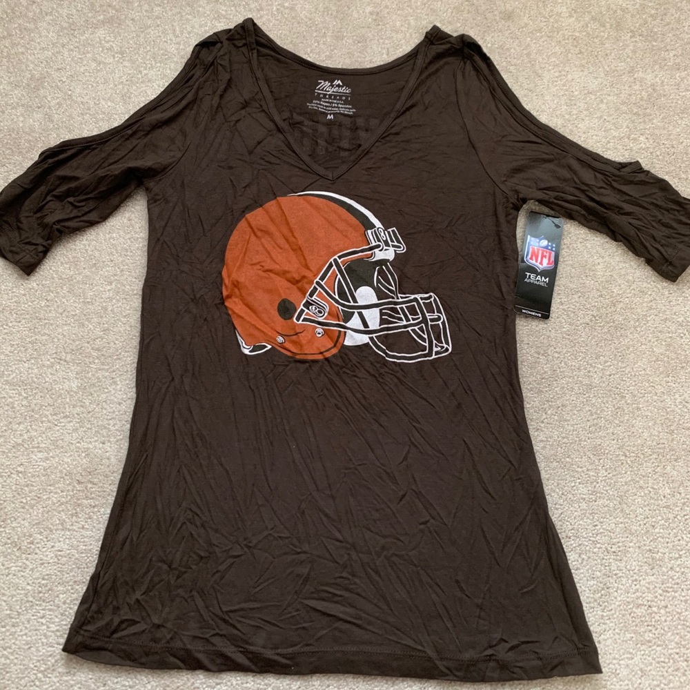 Cleveland Browns Baker Mayfield Coke Shoulder Tee